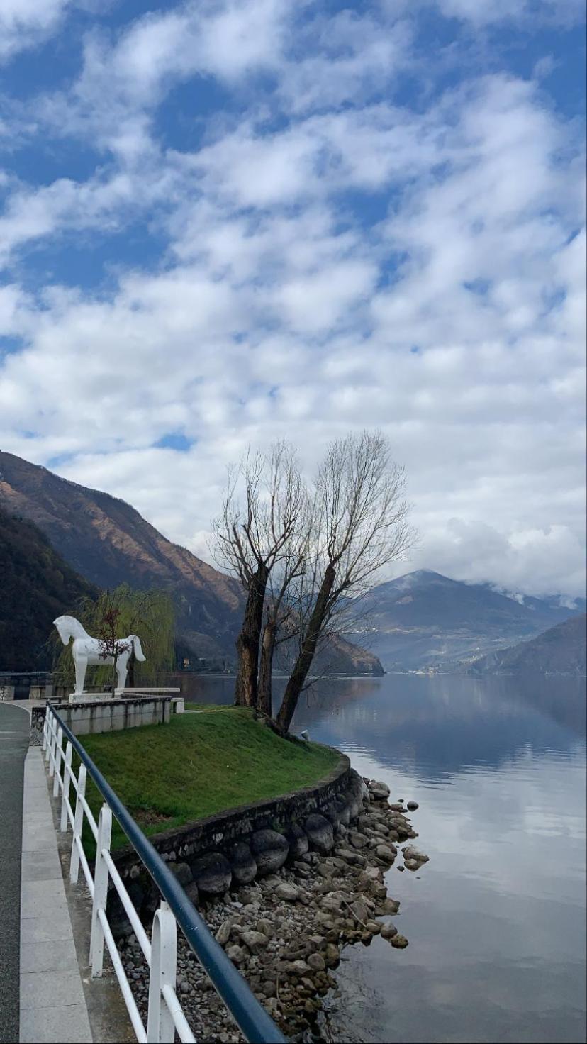 فيلا Casa Berlai, Bilocale Sul Lago بيسوني المظهر الخارجي الصورة
